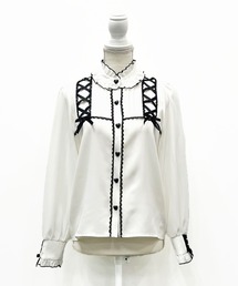 新品‼️エロト☆レースアップブラウス 【公式通販】 新品‼️エロト☆レースアップブラウス 【公式通販】