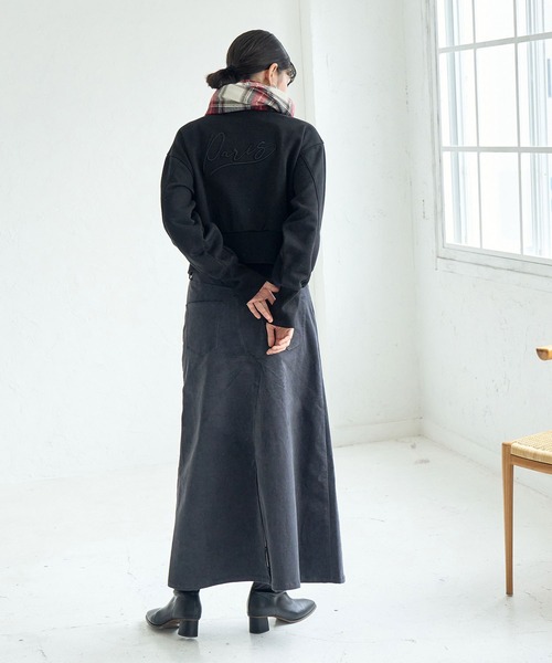 ROPE' PICNIC（ロペピクニック）の「コーデュロイスカート（スカート・レディース・ベージュ/チャコールグレー・38/36）」の4枚目の写真