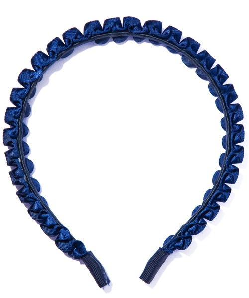 IRIS47(イリスフォーセブン)の「【IRIS 47】frill satin headband/フリル サテン ヘッドバンド(カチューシャ・レディース・ブラック/ネイビー・FREE)」の11枚目の写真
