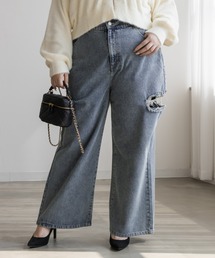 CLETTE（クレット）の「サイドスリットデニムパンツ（デニムパンツ）」