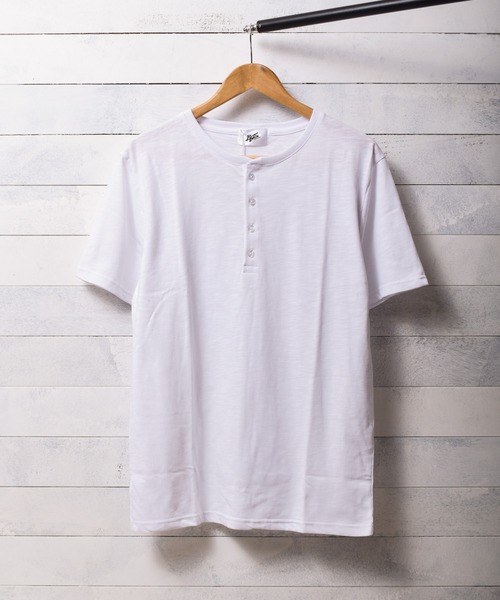 ARCHIVER(アーカイバ)の「スラブ天竺ヘンリーネックTシャツ(Tシャツ/カットソー・レディース・ピンク・MEDIUM/LARGE)」の5枚目の写真