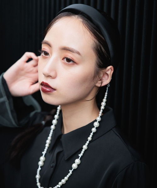 HARE（ハレ）の「チェーンツキカチューシャ(HARE)（カチューシャ・レディース・ホワイト/シルバー・FREE）」の2枚目の写真