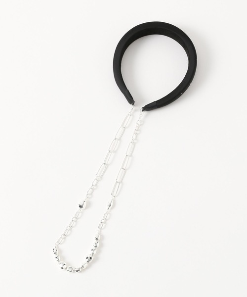 HARE（ハレ）の「チェーンツキカチューシャ(HARE)（カチューシャ・レディース・ホワイト/シルバー・FREE）」の20枚目の写真