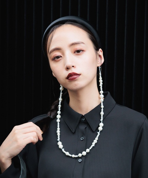 HARE（ハレ）の「チェーンツキカチューシャ(HARE)（カチューシャ・レディース・ホワイト/シルバー・FREE）」の4枚目の写真