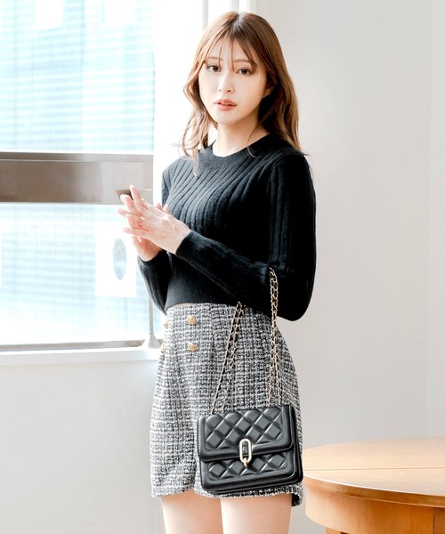 Julia Boutique(ジュリアブティック)の「ツイードショートパンツ(その他パンツ・レディース・ブラック/ブラウン・ONE)」の13枚目の写真