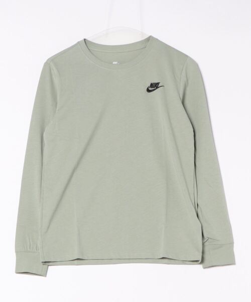 NIKE（ナイキ）の「《NIKEアパレル》AS W NSW CLUB LS TEE（Tシャツ/カットソー・レディース・ブラック/ライトグリーン/ホワイト・XL/L/M/S）」の3枚目の写真