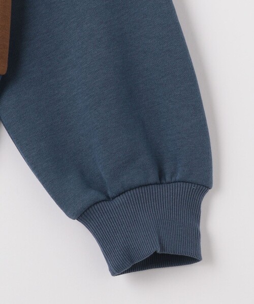 green label relaxing(グリーンレーベルリラクシング)の「TJ 裏毛 裏起毛 ジップカーディガン / キッズ 140cm-160cm(カーディガン/ボレロ・キッズ・ダークグレー/ネイビー・140cm/160cm/150cm)」の6枚目の写真