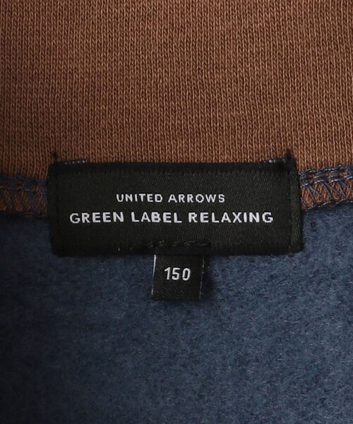 green label relaxing(グリーンレーベルリラクシング)の「TJ 裏毛 裏起毛 ジップカーディガン / キッズ 140cm-160cm(カーディガン/ボレロ・キッズ・ダークグレー/ネイビー・140cm/160cm/150cm)」の14枚目の写真