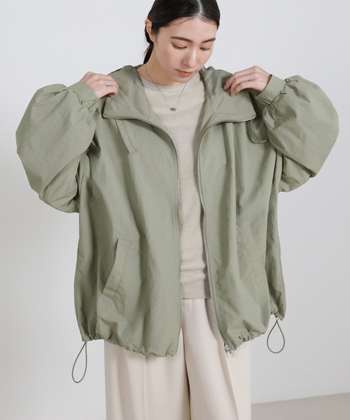select MOCA（セレクトモカ）の「ビッグシルエットマウンテンパーカー（マウンテンパーカー・レディース・ブラック/カーキ/アイボリー・FREE）」の3枚目の写真