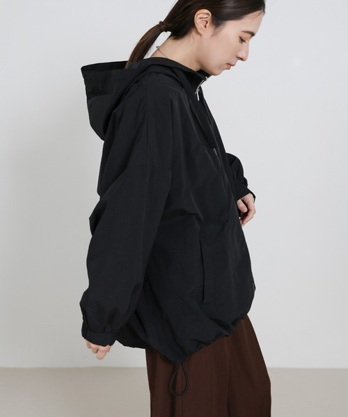 select MOCA（セレクトモカ）の「ビッグシルエットマウンテンパーカー（マウンテンパーカー・レディース・ブラック/カーキ/アイボリー・FREE）」の2枚目の写真