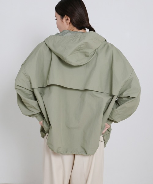 select MOCA（セレクトモカ）の「ビッグシルエットマウンテンパーカー（マウンテンパーカー・レディース・ブラック/カーキ/アイボリー・FREE）」の7枚目の写真
