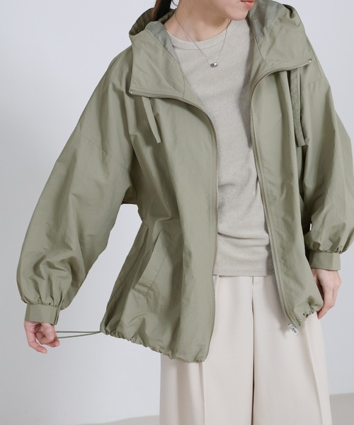 select MOCA（セレクトモカ）の「ビッグシルエットマウンテンパーカー（マウンテンパーカー・レディース・ブラック/カーキ/アイボリー・FREE）」の6枚目の写真