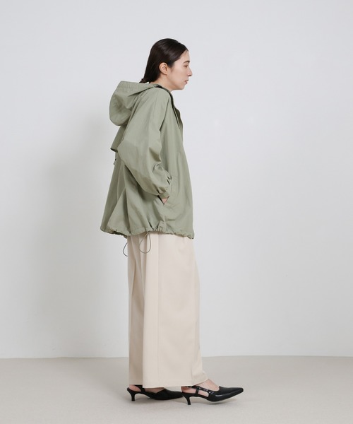 select MOCA（セレクトモカ）の「ビッグシルエットマウンテンパーカー（マウンテンパーカー・レディース・ブラック/カーキ/アイボリー・FREE）」の9枚目の写真