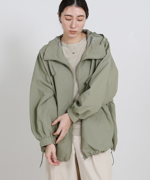 select MOCA（セレクトモカ）の「ビッグシルエットマウンテンパーカー（マウンテンパーカー・レディース・ブラック/カーキ/アイボリー・FREE）」の10枚目の写真