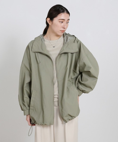 select MOCA（セレクトモカ）の「ビッグシルエットマウンテンパーカー（マウンテンパーカー・レディース・ブラック/カーキ/アイボリー・FREE）」の8枚目の写真