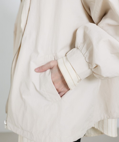 select MOCA（セレクトモカ）の「ビッグシルエットマウンテンパーカー（マウンテンパーカー・レディース・ブラック/カーキ/アイボリー・FREE）」の21枚目の写真