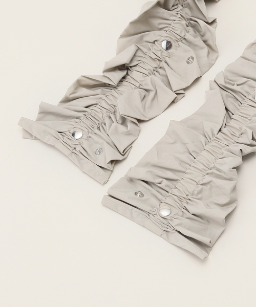 HOUGA(ホウガ)の「【HOUGA/ホウガ】SUZZY FRILL BELT HW24FA31(ベルト・レディース・チャコールグレー・FREE)」の3枚目の写真