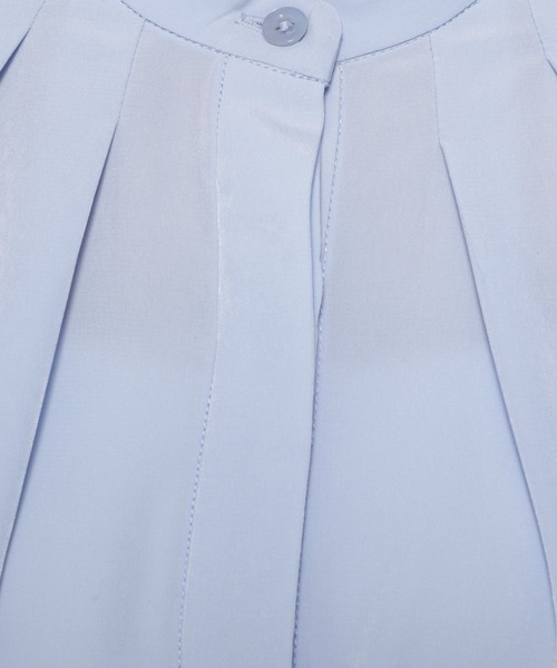 LEPSIM（レプシィム）の「【入卒式／セレモニー】バンドカラーブラウスチュニック　209213（シャツ/ブラウス・レディース・オフホワイト/ブルー・FREE）」の11枚目の写真