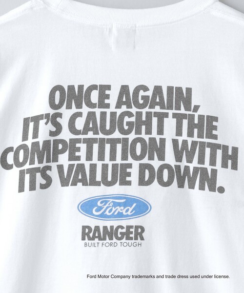 6(ロク)の「<6(ROKU)>FORD ロングスリーブ Tシャツ(Tシャツ/カットソー・レディース・ホワイト・M/L)」の3枚目の写真