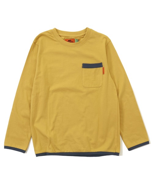 KRIFF MAYER Kid's Collection(クリフメイヤーキッズコレクション)の「【綿100%】楽LUCK-T(パイピング)(Tシャツ/カットソー・キッズ・チャコール/パープル/イエロー/ネイビー/オフホワイト/ブルーグリーン・150/140/170/160/120/130)」の1枚目の写真