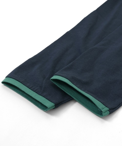 KRIFF MAYER Kid's Collection(クリフメイヤーキッズコレクション)の「【綿100%】楽LUCK-T(パイピング)(Tシャツ/カットソー・キッズ・チャコール/パープル/イエロー/ネイビー/オフホワイト/ブルーグリーン・150/140/170/160/120/130)」の15枚目の写真