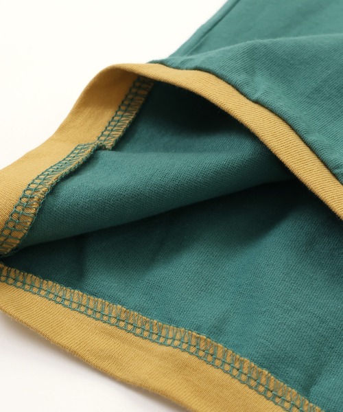 KRIFF MAYER Kid's Collection(クリフメイヤーキッズコレクション)の「【綿100%】楽LUCK-T(パイピング)(Tシャツ/カットソー・キッズ・チャコール/パープル/イエロー/ネイビー/オフホワイト/ブルーグリーン・150/140/170/160/120/130)」の16枚目の写真