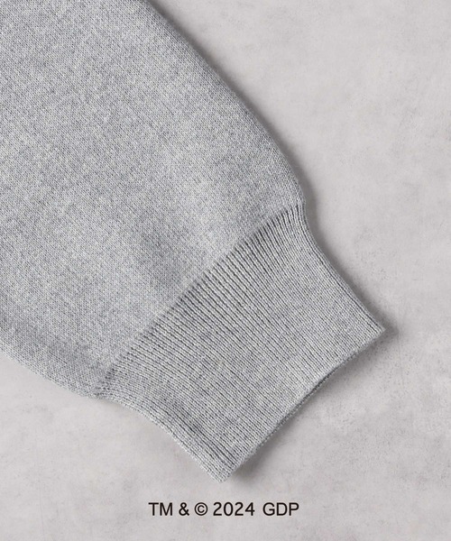 Right-on(ライトオン)の「【別注】バンドダブルジャカードニット(ニット/セーター・メンズ・グレー/ブラック・M/L/XL)」の9枚目の写真