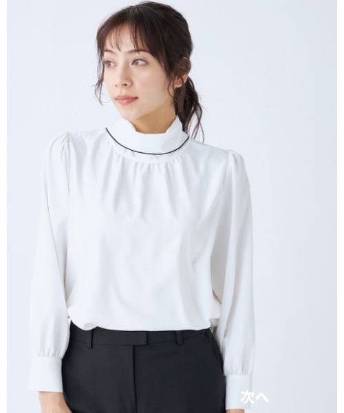ブラウス シャツ 「SUIT SELECT × Samantha Thavasa」前後2WAYボウタイブラウス レディース SUIT SELECT×Samantha Thavasa】【長袖】前後2WAYボウタイ