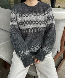 LE MORE（リモア）の「ノルディックニットプルオーバー（ニット/セーター）」