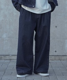 MDR（エムディアール）の「【セットアップ対応】『ツータックデニムワイドシルエットパンツ』（デニムパンツ）」