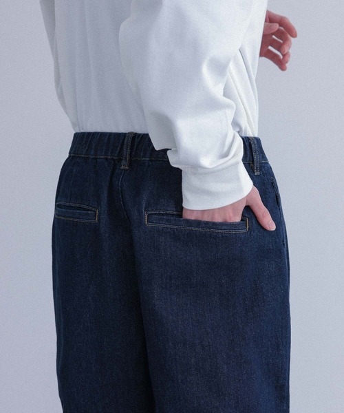 MDR(エムディアール)の「ツータックデニムワイドシルエットパンツ【セットアップ対応】(デニムパンツ・メンズ・ブルー/ブラック・M/L)」の20枚目の写真