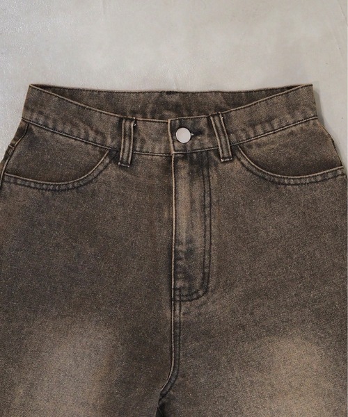 tiptop（ティップトップ）の「【ZOZO限定アイテム/サイズ展開あり】ウエスト調整ボタン付きワイドパンツ（デニムパンツ・レディース・ブラック/ブルー・S/M）」の17枚目の写真