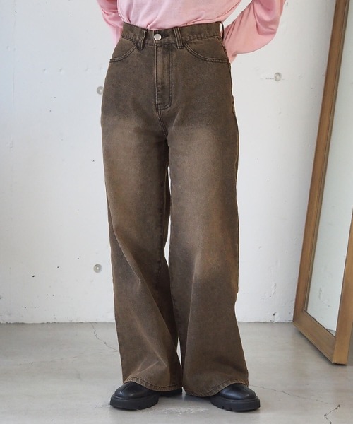 セール】【ZOZO限定アイテム/サイズ展開あり】ウエスト調整ボタン付き