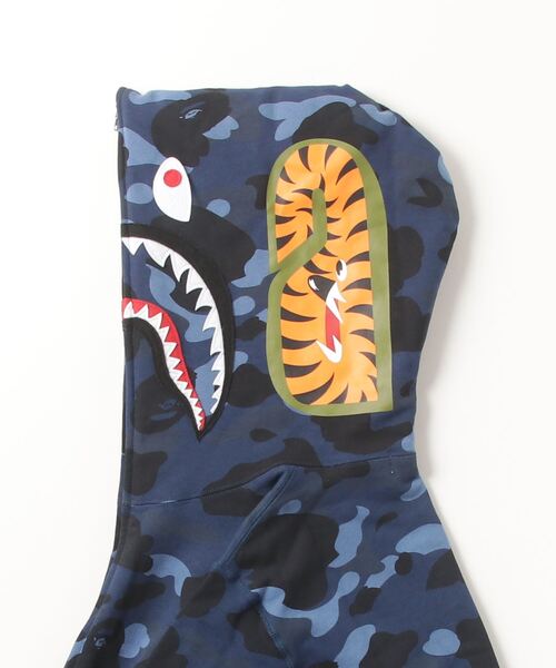 A BATHING APE Color Camo Shark フルジップフーディー｜関送込 A BATHING APE｜COLOR CAMO SHARK FULL ZIP HOODIE | Rakuten