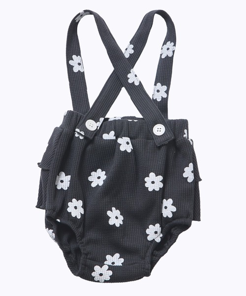 pairmanon（ペアマノン）の「【リンクコーデ】【さらっとワッフル】【ベビー】バックフリル サスペンダー付きブルマ（その他ベビーウェア・キッズ・ベージュ系その他/グリーン系その他/モカ/ブラック系その他・80/70）」の20枚目の写真