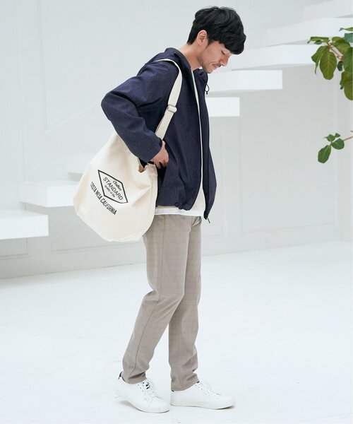 ikka(イッカ)の「撥水メランジマウンテンパーカー(マウンテンパーカー・メンズ・ネイビー/ライム/ブラック・M/L/XL/S)」の9枚目の写真