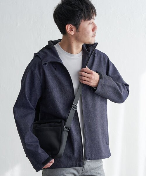 ikka(イッカ)の「撥水メランジマウンテンパーカー(マウンテンパーカー・メンズ・ネイビー/ライム/ブラック・M/L/XL/S)」の11枚目の写真