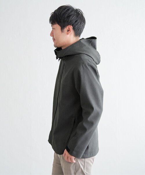 ikka(イッカ)の「撥水メランジマウンテンパーカー(マウンテンパーカー・メンズ・ネイビー/ライム/ブラック・M/L/XL/S)」の19枚目の写真