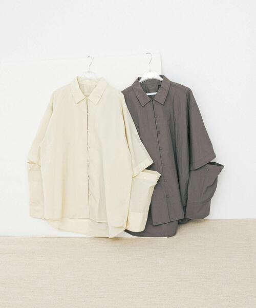 LAATO（ラート）の「sheer blouse（シャツ/ブラウス・レディース・マスタード/ブルー系その他・FREE）」の3枚目の写真
