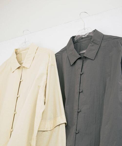 LAATO（ラート）の「sheer blouse（シャツ/ブラウス・レディース・マスタード/ブルー系その他・FREE）」の4枚目の写真