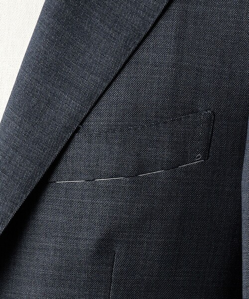 UNITED ARROWS(ユナイテッドアローズ)の「シャークスキン 3ボタンスーツ S-MODEL -ストレッチ-(スーツセット・メンズ・ロイヤルブルー・50/48/46/44)」の6枚目の写真