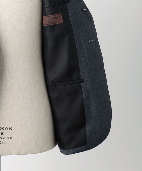 UNITED ARROWS(ユナイテッドアローズ)の「シャークスキン 3ボタンスーツ S-MODEL -ストレッチ-(スーツセット・メンズ・ロイヤルブルー・50/48/46/44)」の7枚目の写真