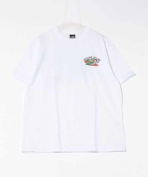 SANTA CRUZ（サンタクルーズ）の「【ムラサキスポーツ限定】SANTACRUZ/サンタクルーズ 半袖Tシャツ バックプリント 502252404（Tシャツ/カットソー・メンズ・ホワイト/オレンジ/ブラック・L/M/XL）」の5枚目の写真
