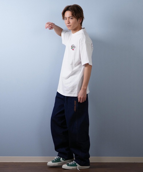 SANTA CRUZ（サンタクルーズ）の「【ムラサキスポーツ限定】SANTACRUZ/サンタクルーズ 半袖Tシャツ バックプリント 502252404（Tシャツ/カットソー・メンズ・ホワイト/オレンジ/ブラック・L/M/XL）」の10枚目の写真