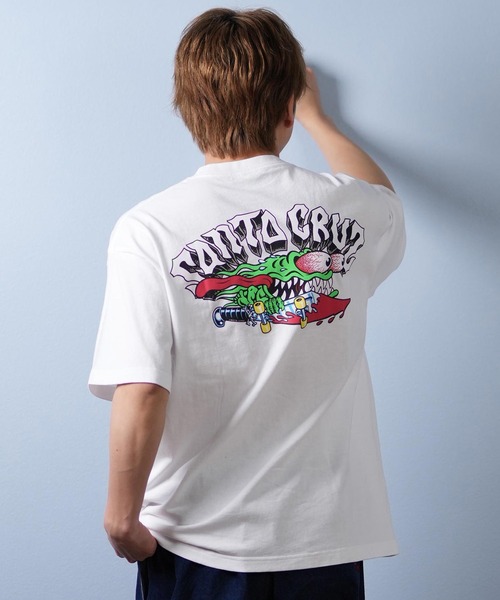 SANTA CRUZ（サンタクルーズ）の「【ムラサキスポーツ限定】SANTACRUZ/サンタクルーズ 半袖Tシャツ バックプリント 502252404（Tシャツ/カットソー・メンズ・ホワイト/オレンジ/ブラック・L/M/XL）」の12枚目の写真