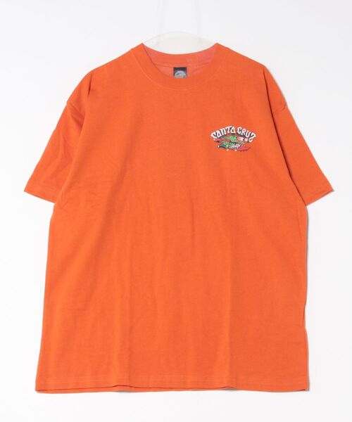 SANTA CRUZ（サンタクルーズ）の「【ムラサキスポーツ限定】SANTACRUZ/サンタクルーズ 半袖Tシャツ バックプリント 502252404（Tシャツ/カットソー・メンズ・ホワイト/オレンジ/ブラック・L/M/XL）」の4枚目の写真