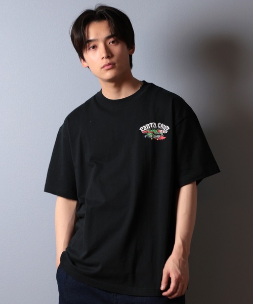 SANTA CRUZ（サンタクルーズ）の「【ムラサキスポーツ限定】SANTACRUZ/サンタクルーズ 半袖Tシャツ バックプリント 502252404（Tシャツ/カットソー・メンズ・ホワイト/オレンジ/ブラック・L/M/XL）」の15枚目の写真