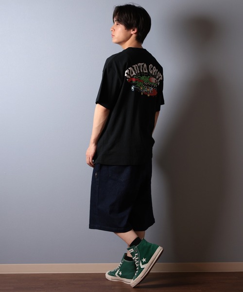 SANTA CRUZ（サンタクルーズ）の「【ムラサキスポーツ限定】SANTACRUZ/サンタクルーズ 半袖Tシャツ バックプリント 502252404（Tシャツ/カットソー・メンズ・ホワイト/オレンジ/ブラック・L/M/XL）」の20枚目の写真