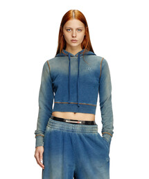 DIESEL | ウィメンズ プルオーバースウェット F-SLIMMY-HOOD-Q1(パーカー)