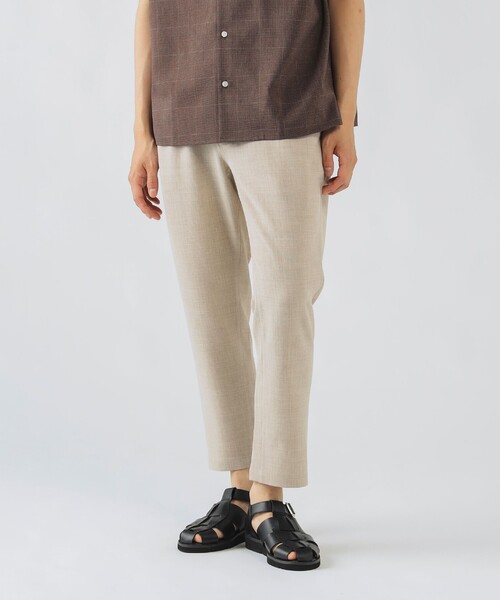 BEAMS HEART（ビームスハート）の「アンクル メランジ テーパード パンツ（その他パンツ・メンズ・ネイビー/ベージュ/カーキ/インディゴブルー・S/M/L/XL）」の16枚目の写真